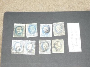 US 1 CENT BANKNOTES WITH FANCY CANCELS ( A COUPLE MAY HAVE FAULTS) LOT F1 - Picture 1 of 1
