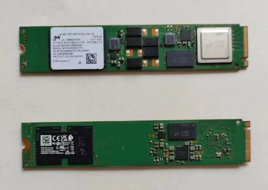 New Micron 7450 PRO 960GB M.2 2280 SSD NVMe Gen4 x4 MTFDKBG960TFR-1BC1ZABYY - Image 1 of 1