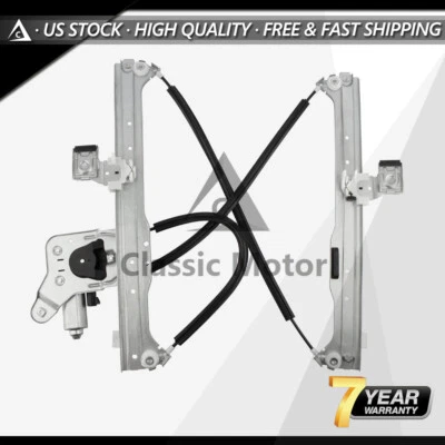 Rear LH For GMC Yukon XL 1500/2500 &Sierra 3500 w/ Motor Power Window Regulator - Image 1 of 4
