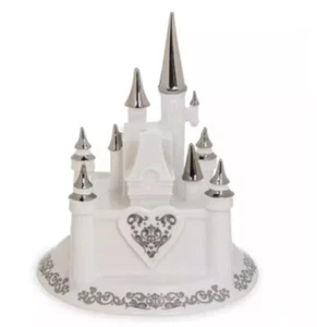 Disney's Fairy Tale Weddings Fantasyland Castle Cake Topper Authentic New Disney - Picture 1 of 3