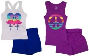 The Children's Place Girl's 2 Pc Tank Top & Shorts Set NWT Size 4 or 5/6 - Picture 1 of 8