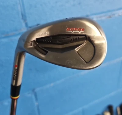 PING GORGE TOUR 54° SAND WEDGE SPINE ALIGNED KBS CT95 C-TAPER RED DOT  LH - Image 1 of 4