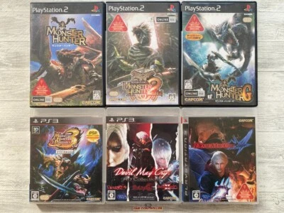 SONY PS2 3 Monster Hunter 1 2 & G & 3rd HD & Devil May Cry HD Collection & 4 set - Image 1 of 4