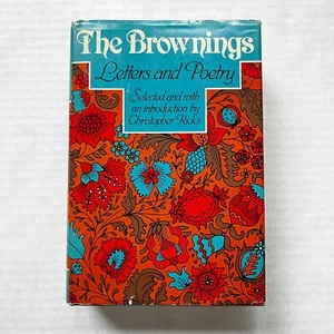 The Brownings Letters and Poetry Book Vintage 1970 Hardback Book Jacket - Foto 1 di 9