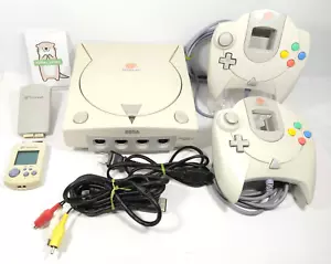 Consola Dreamcast blanca HKT-3000 con 2 mandos idioma japonés probado 0325D - Imagen 1 de 18