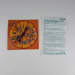 Scooby Doo Thrills and Spills Game Spinner Card & Instructions Replacement Parts - Picture 1 of 5