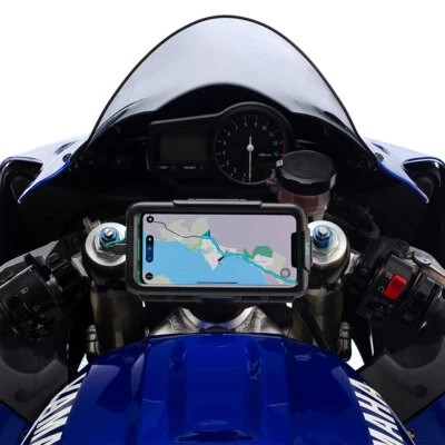 Ultimateaddons Yoke Fork Stem Mount Motorcycle Case for iPhone XR 11 Pro Xs Max  - Photo 1/4