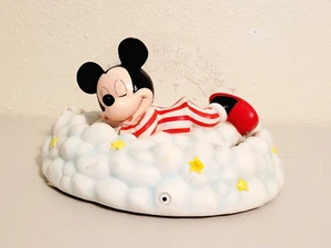 Vintage Disney Mickey Mouse Sleepy Sounds Bedside Light Counts Sheep - Picture 1 of 6