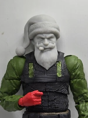 3d Print SMOKING SANTA HEAD 1:10 7" DIAMOND SELECT COMIC MULTIVERSE - Image 1 of 2