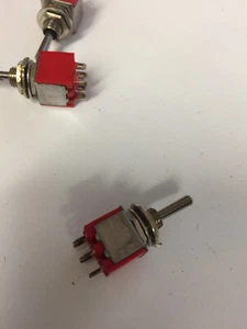 STM-1A ON-OFF-ON DPDT SOLDER MINI TOGGLE SWITCH   NOS - Picture 1 of 1