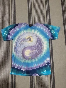 Vintage 1993 Jerry Jaspar Dolphin Tie Dye Shirt Size Medium-Single Stitch - Picture 1 of 5