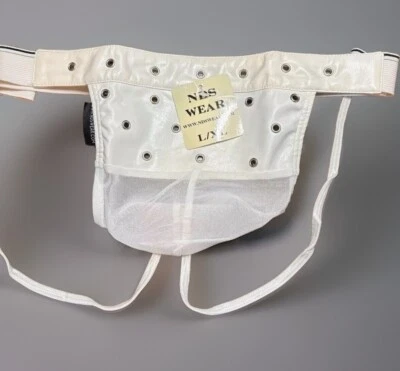 Sexy ropa interior deportiva de red plisada blanca grande/XL para hombre NDS WEAR NUEVA CON ETIQUETAS Foto 1 de 4