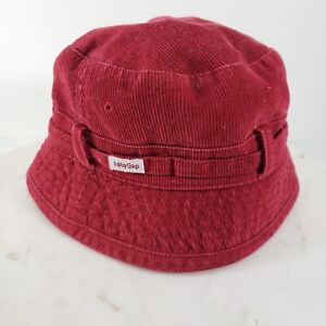 Baby Gap Bucket Hat Red Corduroy Cap 2xl-4xl Cotton
