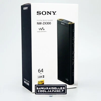 Sony NW-ZX300 Black Hi-Res Walkman 64GB Digital Music Player Made in Japan NEW - Image 1 of 4