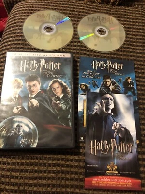 Harry Potter Order of the Phoenix Special Edition ERROR NO INFO ON DISC VERYRARE - Image 1 of 3