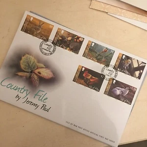 Isle of Man Stamps 2009 Country File Paintings Jeremy Paul FDC First Day Cover - Picture 1 of 3