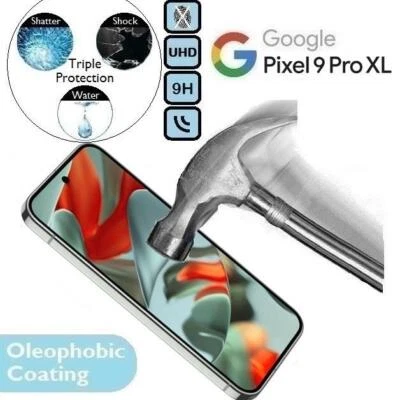 100%Genuine Tempered Glass 9H Screen Protector (ProXL) For Google Pixel 9 Pro XL - Image 1 of 2