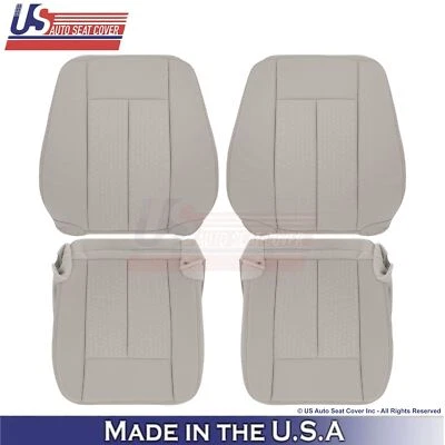 Fundas de asiento delanteras de tela de tela para Ford Expedition XLT 2007-2014 piedra ligera mediana Foto 1 de 4