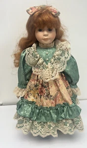 vintage Ashton Drake porcelain doll with stand  17" - Picture 1 of 7