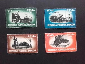 1948 - Romania - Work in Comunicatios, Mi. 1165 - 1168 nuovo di zecca - Foto 1 di 1