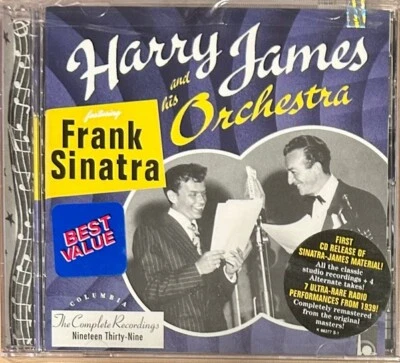 Harry James & His Orchestra Featuring Frank Sinatra CD Complete Recordings 1939 Foto 1 de 3