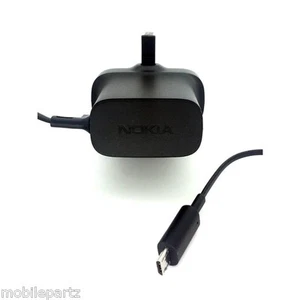 Genuine Nokia AC-20X Mains Charger for Lumia 500 525 610 700 710 800 808 900 920 - Picture 1 of 3