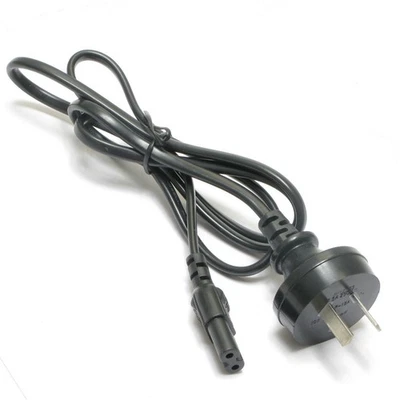 AS/NZS 3112 2-Prong Plug to IEC C7 Power Cord, 4ft length, 100pcs - Image 1 of 2