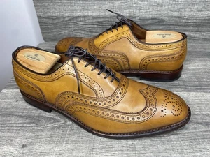 Vestido Allen Edmonds McAllister Port Washington Bench Welt Punta de Ala Marrón Talla 10 E - Imagen 1 de 13