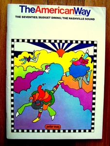 AMERICAN WAY Magazin von American Airlines - FEBRUAR 1970 - PETER MAX COVER - Bild 1 von 8