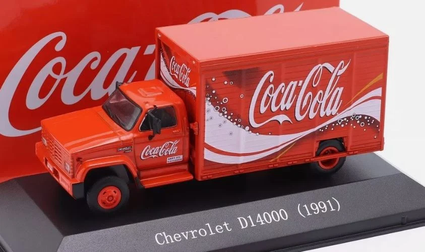 IXO - CHEVROLET D14000 1991 rosso - COCA-COLA - 1/72 - MAGRANCHEVROLET