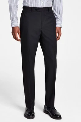 $95 NUEVO MICHAEL KORS Hombres 36x34 Negro Elastizado Newbury Vestido Pantalones/Pantalones Foto 1 de 4