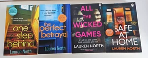 4 x Lauren North One Step Behind Perfect Betrayal Safe At Home Thriller PB - Bild 1 von 7