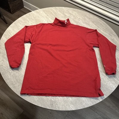 Camisa De Colección Alabama Carmesí Marea Grande Roja Camiseta Simulada Cuello Tortuga Inicial Años 90 Foto 1 de 4