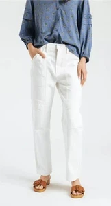 AGOLDE Women’s Cooper Cargo ORG Cotton Utility Jeans in Milkshake Size 29 EUC! - Picture 1 of 8