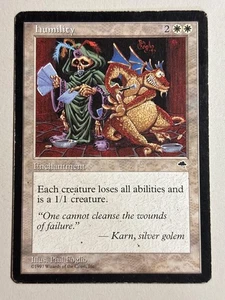 Humility - Tempest - HP MTG Magic - Picture 1 of 2