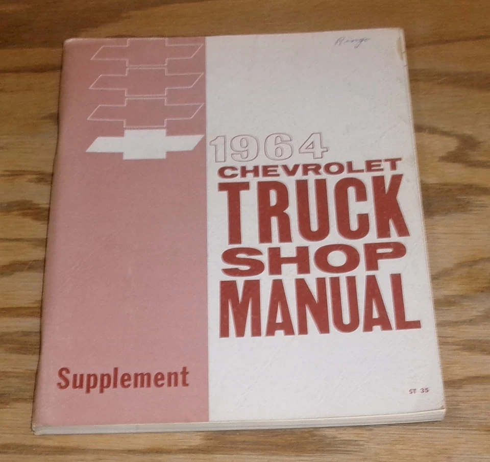 Original 1964 Chevrolet Truck Shop Service Manual Supplement 64 Chevy - Image 1 of 1