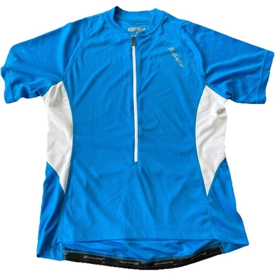 Bellwether Cycling Jersey Womens Extra Large Blue Rear Pockets 100% Polyester - Image 1 of 4