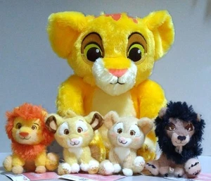 Disney El Rey León Peluche Lote de 5 Simba Nala Mufasa Scar Lifting Ver. Boa - Imagen 1 de 11