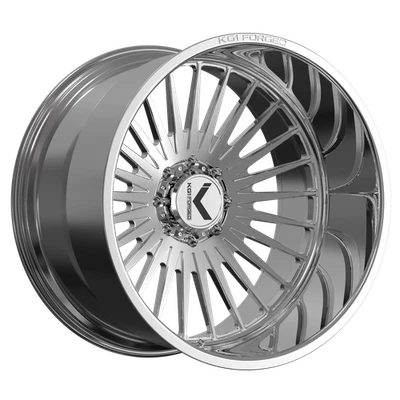 26x14 KG1 Forged KC060 Czar Polished Wheel 6x5.5 (-76mm) - Image 1 of 4