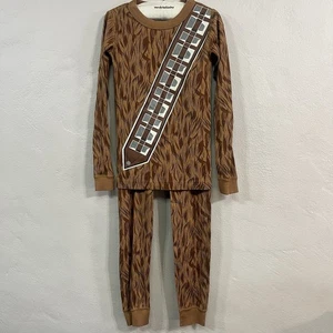 Hanna Andersson 130cm Size 8 Chewbacca Star Wars Long Sleeve Pajama Set  - Picture 1 of 6