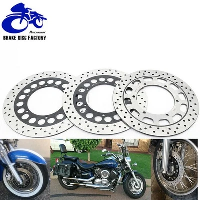 V Star 1300 Front Rear Brake Discs Rotors for Yamaha XVS1300 XVS1300CT XVS1300A - Image 1 of 4