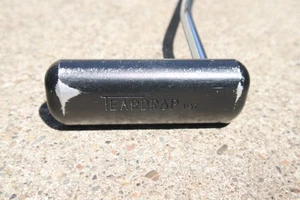 Vtg Original Teardrop Roll Face RHAluminum Putter Black Steel Shaft - Picture 1 of 3