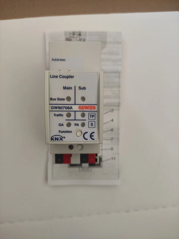 Accoppiatore Di Linea Campo  gewiss GW 90708A Knx In Vendita Dal 1/1/2026 - Immagine 1 di 2