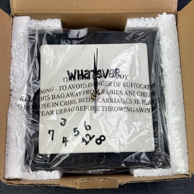 Reloj de pared Our Name is Mud Whatever pintado a mano cerámica numerada arte Foto 1 de 4