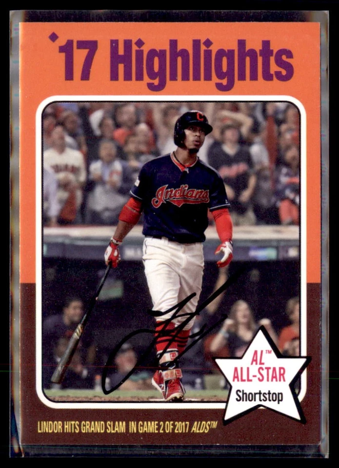 2019 Archive Topps Francisco Lindor Indians 319 - Image 1 of 2