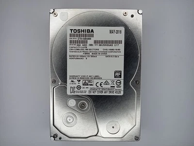 Toshiba DT01ABA300 HDKPJ08A0A01 3TB 3.5" Desktop Hard Drive SATA - Image 1 of 2