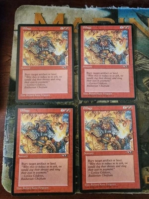 Alliances  MTG  Playset  Pillage  Magic - Image 1 of 2