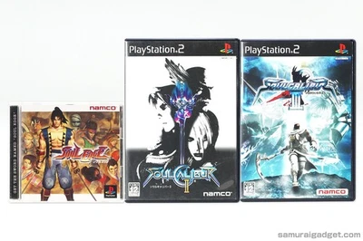 Soul Blade (PS1) & Soulcalibur 2+3 (PS2) [Japan NTSC-J] PlayStation 2 (II+III) - Image 1 of 4