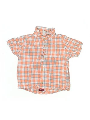 Camisa Wrangler Jeans Co Niños Naranja Manga Corta Abotonada 24 Meses Foto 1 de 2
