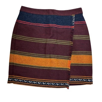 Falda Manta Southwestern Flecos Estilo Envolvente Mezcla de Lana 6 Boho Vaquero Occidental Foto 1 de 4